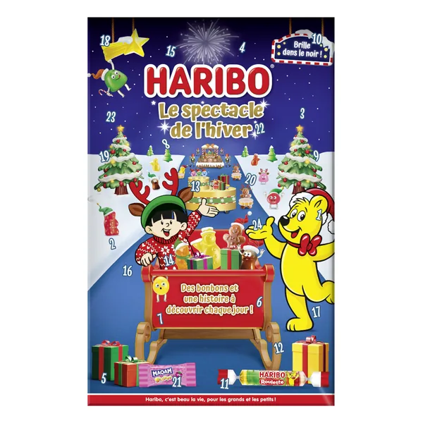 Haribo Calendrier de l'Avent garni 310 g