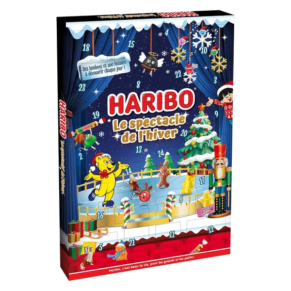 Haribo Calendrier de l'Avent sans colorants artificiels 310 g