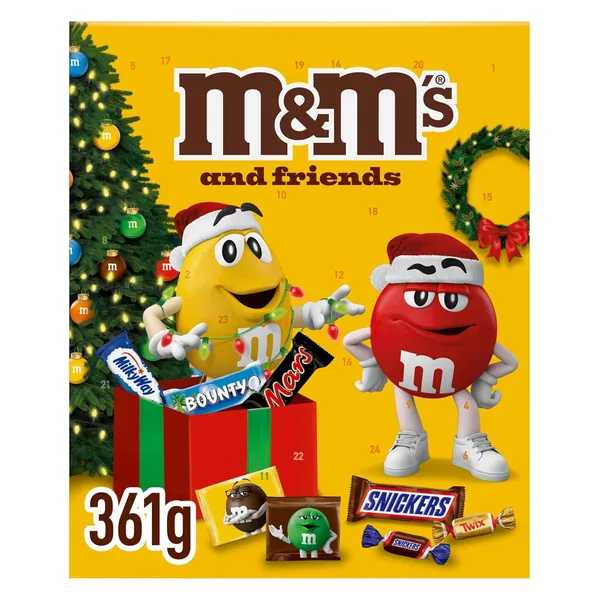 M&M's & Friends Calendrier de l'Avent 361 g